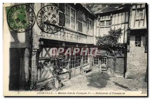 Cartes postales Abbeville Maison dite de Francois 1er