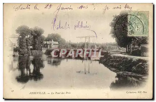 Cartes postales Abbeville Le Pont des Pres