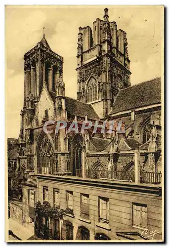 Ansichtskarte AK Caen L Eglise St Jean et la tour penchee