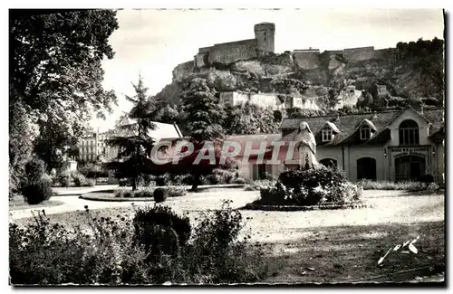 Moderne Karte Lourdes Musee Notre Dame de Lourdes et le Chateau fort