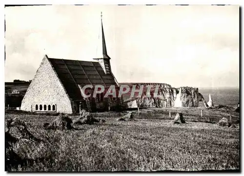 Cartes postales moderne Etretat Chapelle N D de la Grande ou des Marins