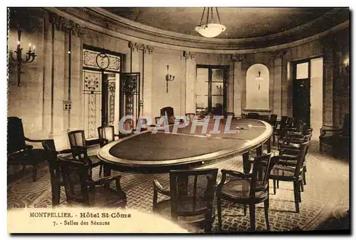 Cartes postales Montpellier Hotel St Come Salles des Seances