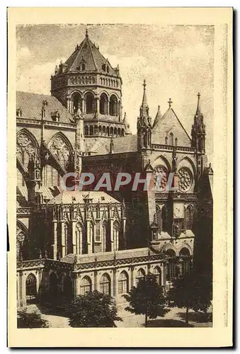Cartes postales Cathedarle de Strasbourg Cote roman