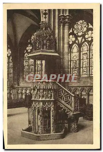 Cartes postales Cathedarle de Strasbourg La chaire