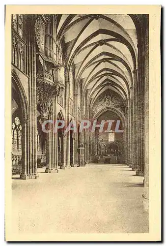 Cartes postales Cathedarle de Strasbourg La nef principale