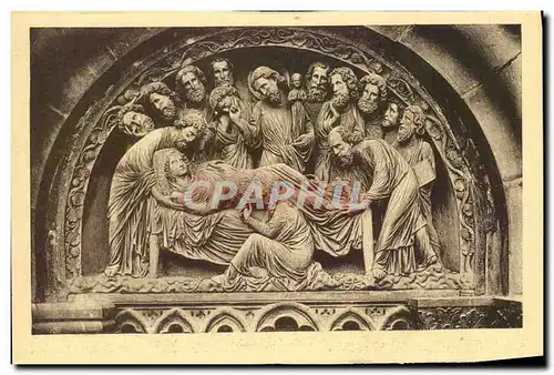 Ansichtskarte AK Cathedarle de Strasbourg La mort de la Vierge