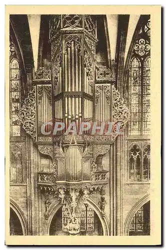 Ansichtskarte AK Cathedarle de Strasbourg L orgue