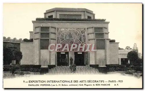 Ansichtskarte AK Exposition Internationale des Arts Decoratifs Paris 1925 Pavillon Pomone Grds Magasins du Bon Ma