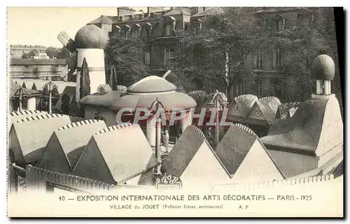 Cartes postales Exposition Internationale des Arts Decoratifs Paris 1925 Village du Jouet