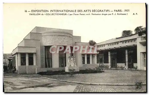 Cartes postales Exposition Internationale des Arts Decoratifs Paris 1925 Pavillon du Collectionneur