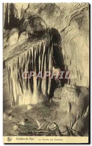 Cartes postales Grottes de Han La Tonneau des Danaides