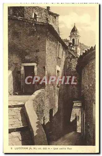 Cartes postales Luceram Une vieille Rue