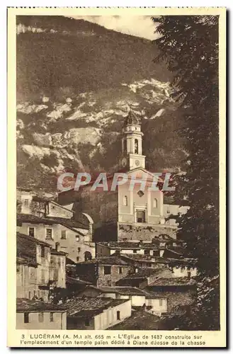 Cartes postales Luceram L Eglise