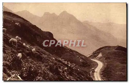 Ansichtskarte AK Route Thermale du col d Aubisque Un belvedere sur la route