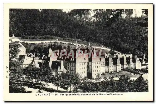 Cartes postales Dauphine Vue generale du couvent de la Grande Chartreuse