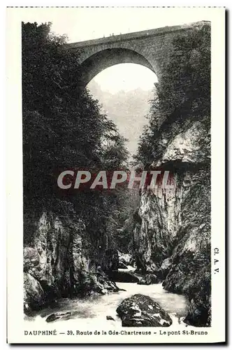 Cartes postales Dauphine Route de la Gde Chartreuse Le Pont St Bruno