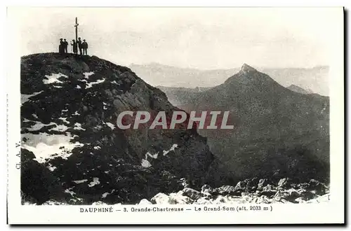 Cartes postales Dauphine Grande Chartreuse Le Grand Som