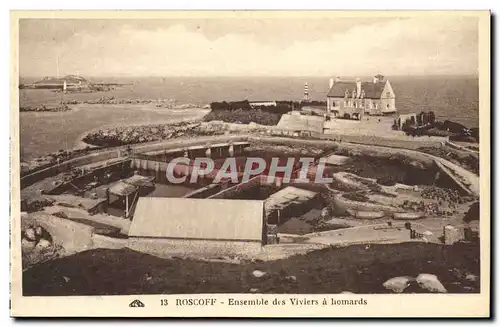 Cartes postales Roscoff Ensemble des Viviers a homards