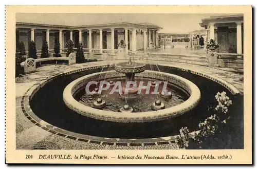 Ansichtskarte AK Deauville la Plage Fleurie Interieur des Nouveaux Bains L atrium