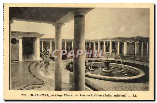 Cartes postales Deauville la Plage Fleurie Vue sur l Atrium