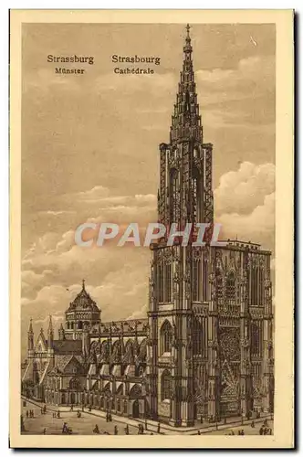 Cartes postales Strasburg Cathedrale