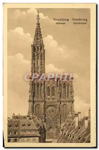 Cartes postales Strasburg Cathedrale