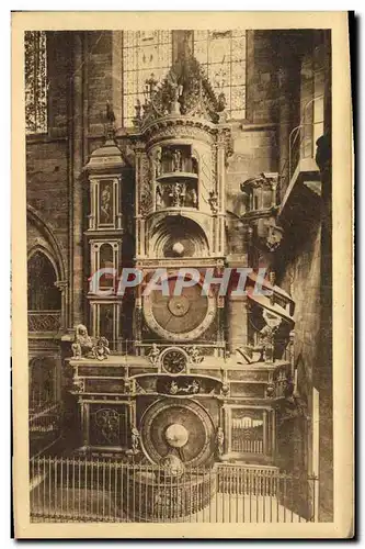 Ansichtskarte AK Strasburg Horloge astronomique de la Cathedrale