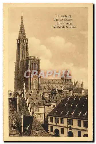 Cartes postales Strassburg Cathedrale Cote Sud