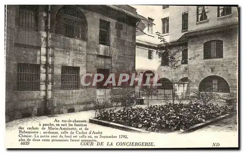 Ansichtskarte AK Cour de la Conciergerie Paris