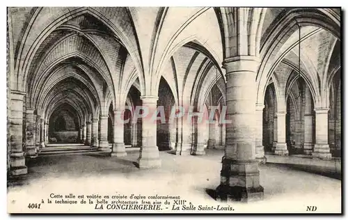 Ansichtskarte AK La Conciergerie La Salle Saint Louis Paris