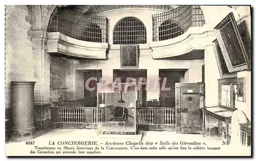 Cartes postales Paris La Conciergerie Ancienne Chapelle dite Salle des Girondins