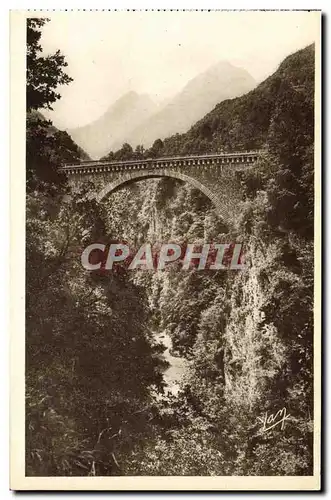 Ansichtskarte AK Saint Sauveur les Bains Le Pont Napoleon