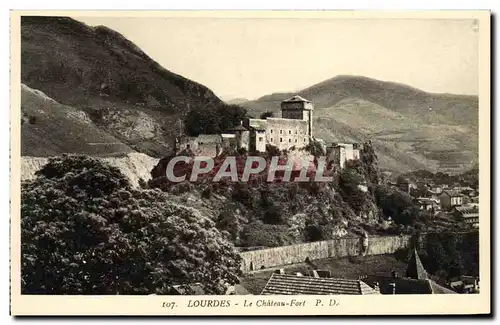 Cartes postales Lourdes Le Chateau Fort