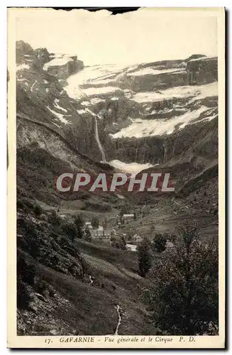 Cartes postales Gavarnie Vue Generale et le Cirque