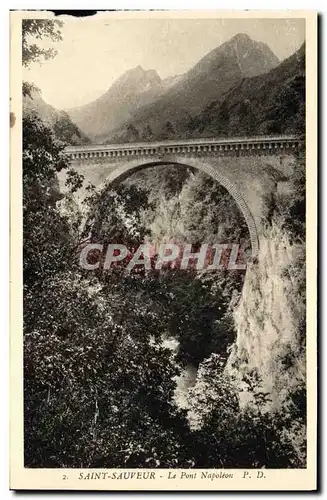 Ansichtskarte AK Saint Sauveur Le Pont Napoleon