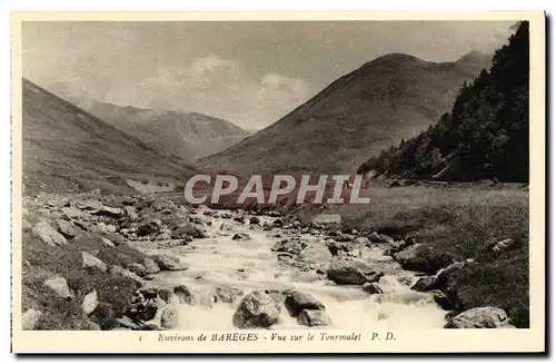 Ansichtskarte AK Environs de Bareges Vue Sur le Tourmalet