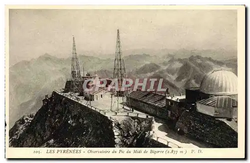 Cartes postales Observatoire du Pic de Midi de Bigorre