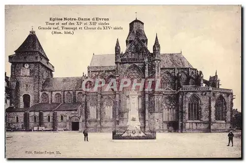 Ansichtskarte AK Eglise Notre Dame d Evron