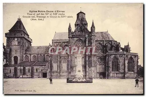 Cartes postales Eglise Notre Dame d Evron