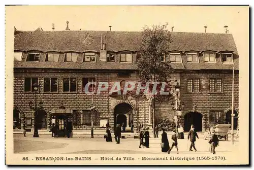 Cartes postales Besancon les Bains Hotel de Ville Monument historique