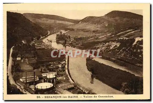 Cartes postales Besancon les Bains Vallee de Casamene