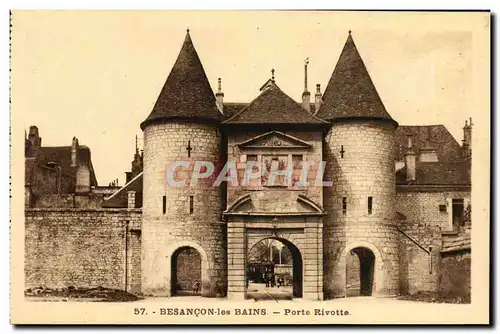 Cartes postales Besancon les Bains Porte Rivotte