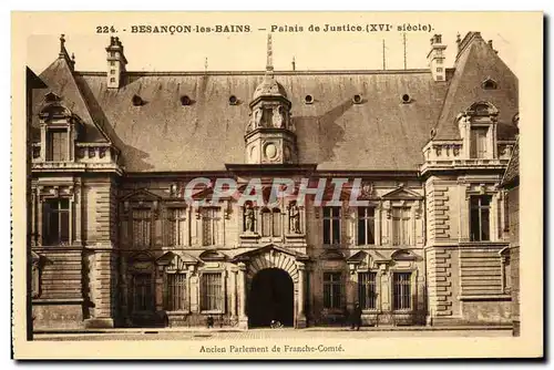 Ansichtskarte AK Besancon les Bains Palais de Justice Ancien parlement de Franche Comte