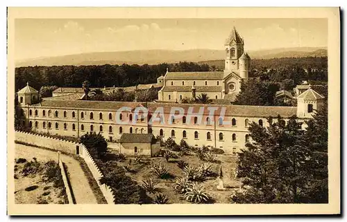 Cartes postales Ile Saint Honorat Depart Monastere de Lerins Vue generale de l abbaye