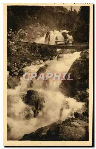 Ansichtskarte AK Cauterets La Cascade de Lutour