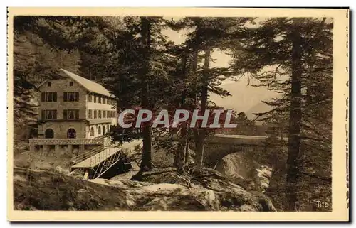 Cartes postales Environs de Cauterets l hotel et le Pont d Espagne