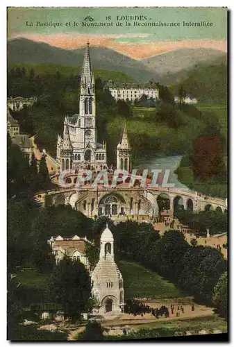 Cartes postales Loundes La Baslique et le Monument de la Reconnaissance