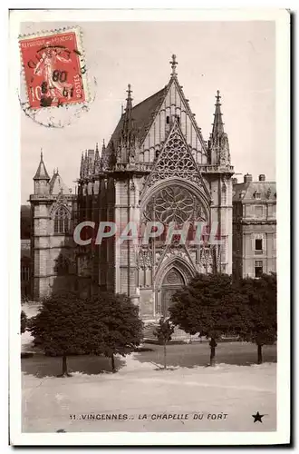 Cartes postales Vincennes La Chapelle Du Fort