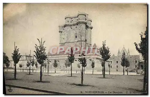 Cartes postales Vincennes Le Donjon