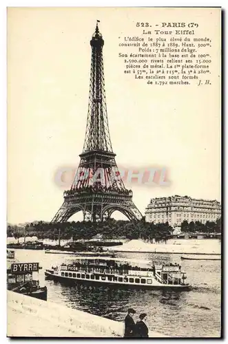 Cartes postales Paris La Tour Eiffel Peniche